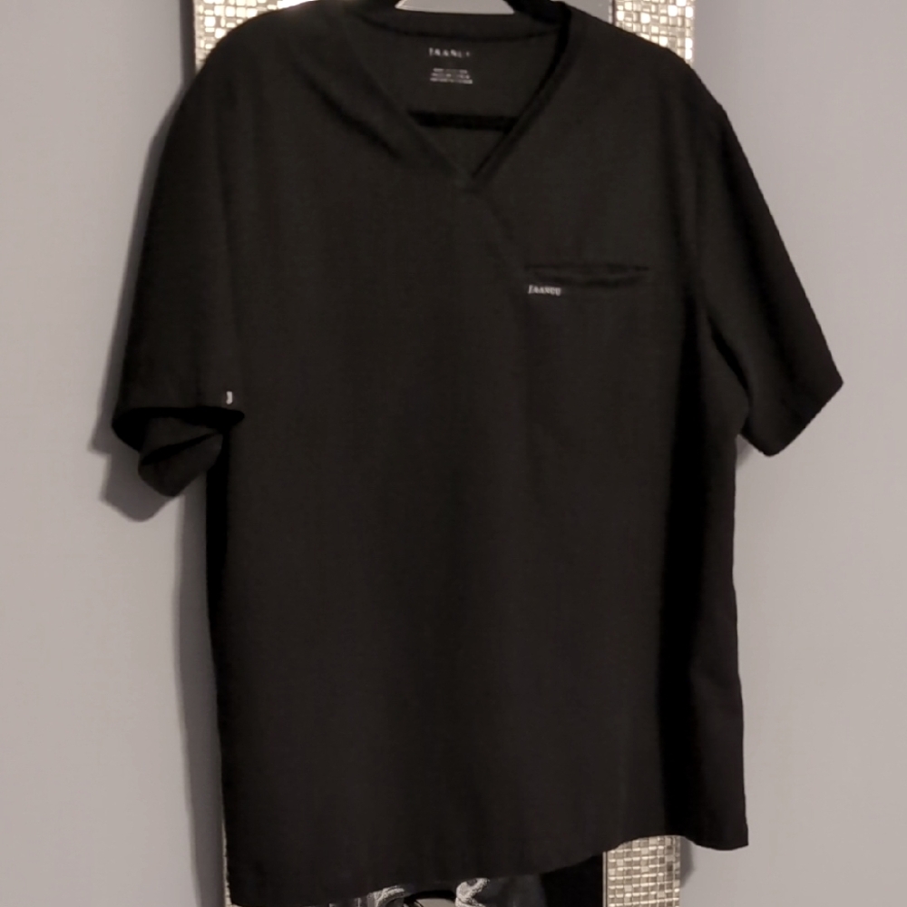Jaanuu Black Scrubs Top